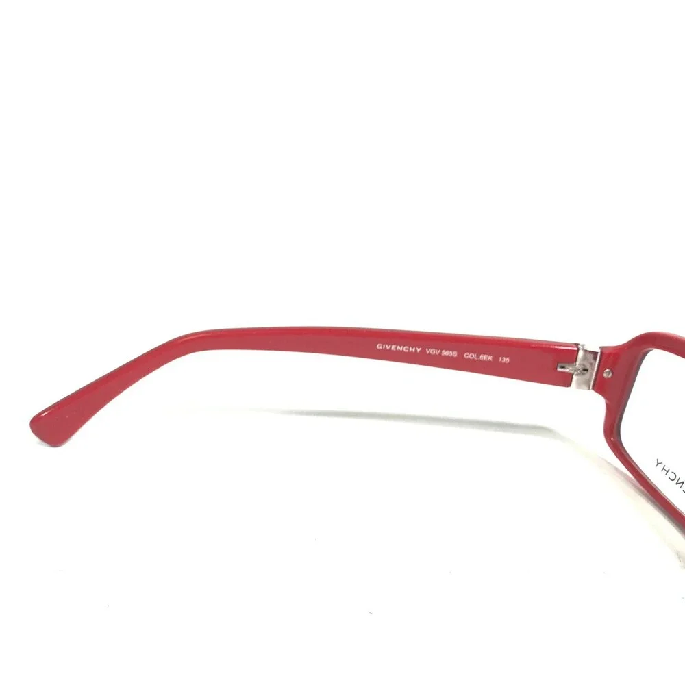 Givenchy Eyeglasses Frames VGV 565S COL.6EK Burgundy Red Crystals 53-15-135